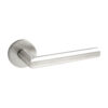 Stainless Steel Round Rose Latch - Mitred En / Fd Satin Stainless Set