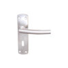 Stainless Steel Lever On Plate - Windsor Satin Stainless Set