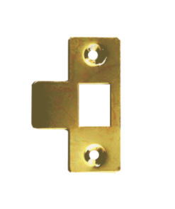 Tubular Latch Keep Plate X 10 Electro Brass Each - Available in Multiple Finishes