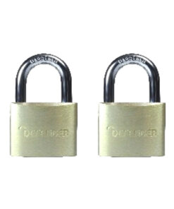 Squire Padlock Defender Twin Pack Dfbp4t 40mm Brass Pack