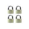 Squire Padlock Defender Quad Pack Dfbp4q 40mm Brass Pack