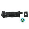 Black Antique Straight Door Bolt - Curly Tail 76mm Epoxy Black Each