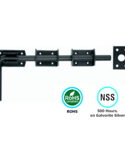 Garage / Drop Handle Bolt C/W Receiver Plate Available in Multiple Sizes and Finish Each