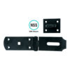 Hasp And Staple Heavy Duty Galvorite Silver and Durosil Black Finish with Different Sizes Each