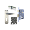 Alm. Euro Pack (Alm. Lock Handle, Euro Lock 3
