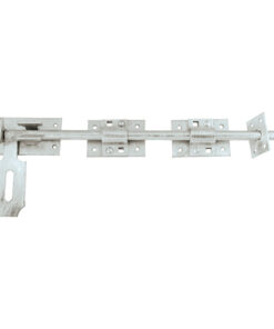 Stainless Steel Locking Garage Door Bolt C/W Fixings - Coast Safe 316 300mm Satin Stainless
