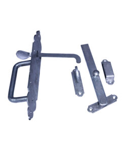 Stainless Steel Gothic Latch C/W Fixings - Coast Safe 316 Satin Stainless