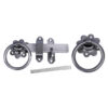 Stainless Steel Ring Gate Latch C/W Fixings - Coast Safe 316 150mm Satin Stainless