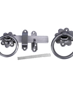 Stainless Steel Ring Gate Latch C/W Fixings - Coast Safe 316 150mm Satin Stainless