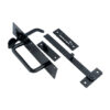 Premium Suffolk Latch C/W Fixings Ebony Black