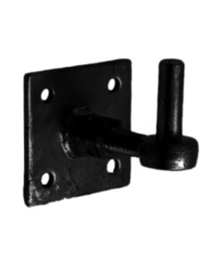 Premium Adjustable Hook On Plate C/W Fixings 100 X 100mm Ebony Black