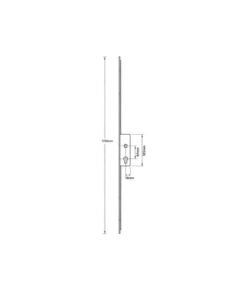 Alternative view of Cobra Passive Multipoint Door Lock - with Attachments for Shootbolts
