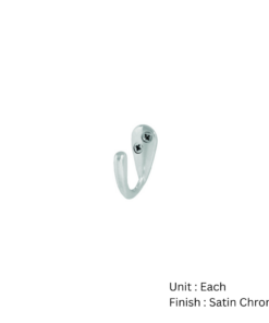 Single Robe Hook - Pack Of 2 with Different Finish 51mm Pack