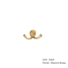 Double Robe Hook  with Multiple Finish