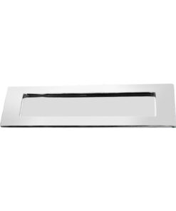 Victorian Letter Plate 250x76mm Chrome Each  Elegant Door Plate