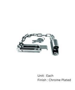 Locking Door Chain Chrome Plated Each