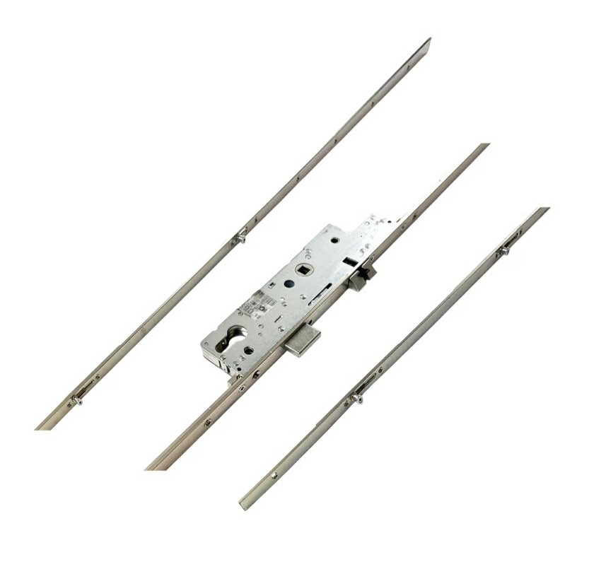 Z-TS Latch Deadbolt 4 Rollers Flat 16mm Faceplate Multipoint Door Lock - Key Wind 1 Z-TS Latch Deadbolt 4 Rollers Flat 16mm Faceplate Multipoint Door Lock - Key Wind