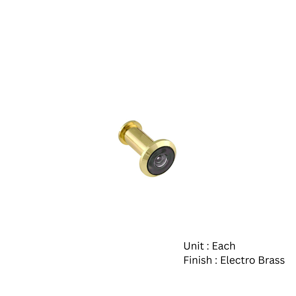 180 Degree Electro Brass Door Viewer