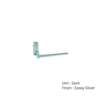 Panic Latch Reversible Epoxy Silver Each