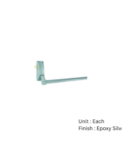 Panic Latch Reversible Epoxy Silver Each