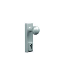 Outside Locking Attachment With Knob Epoxy Silver Each