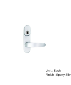 Outside Locking Attachment With Lever Epoxy Silver Each