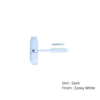 Arm Type Spring Door Closer Epoxy White Each