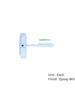 Arm Type Spring Door Closer Epoxy White Each