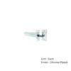 Concealed Door Closer Fire Tested Chrome Plated Each
