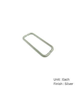 Stainless Steel - Back To Back Pull Handle - Brass Insert Satin Stainless with Different Sizes Pair