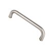 Stainless Steel Round Bar Pull Handle - Brass Insert Satin Stainless with Multiple Sizes Each