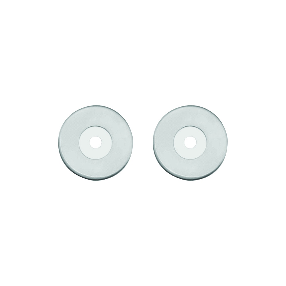 Stainless Steel Roses - Pair For Pull Handles 19mm Satin Stainless Each 1 Stainless Steel Roses - Pair For Pull Handles 19mm Satin Stainless Each