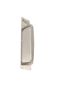 Stainless Steel Pull Handle On Plate - Brass Insert 225/300 X 19mm Satin Stainless Each