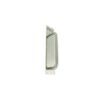 Stainless Steel Pull Handle On Plate - Brass Insert - Pull 225/300 X 19mm Satin Stainless Each