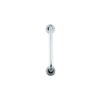 Aluminium Round Bar Pull Handle With Concealed Rose Satin Anodised with Different Sizes Each