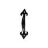 Black Antique Fleur De Lys Pull Handle Epoxy Black with 100mm and 179mm Each