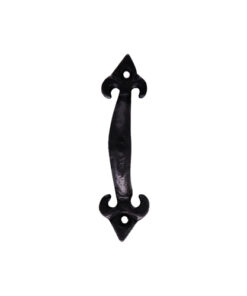 Black Antique Fleur De Lys Pull Handle Epoxy Black with 100mm and 179mm Each