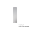 Aluminium Finger Plate - Push 300 X 76mm Satin Anodised Each
