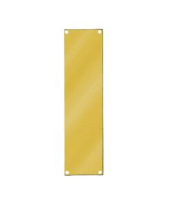 Stainless Steel Finger Plate - Plain 300 X 75mm With Multiple Finish Each