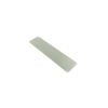 Stainless Steel Finger Plate - Plain - Radius Corners 350 X 75 X 1.5mm Satin Each