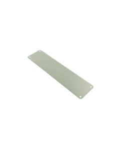Stainless Steel Finger Plate - Plain - Radius Corners 350 X 75 X 1.5mm Satin Each