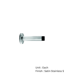 Projecting Door Stop - Stainless Steel 80 X 22mm Satin Each