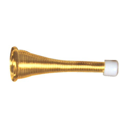 Spring Door Stop - 76mm - Chrome Plated and Electro Brass - Each 1 Spring Door Stop - 76mm - Chrome Plated and Electro Brass - Each