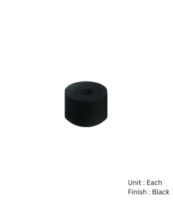 Rubber Door Stop - Pack Of 2 35mm Black Pack