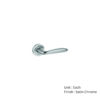 Lincoln Round Rose Latch To En1906 (Part 3) -127mm x 52mm Set - Available in Multiple Finishes