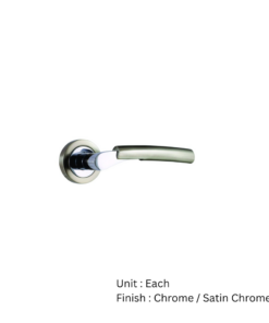 Wallingford Round Rose Latch Other Chrome / Satin Chrome Set