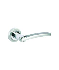 Woodcroft Round Rose Latch Other Chrome / Satin Chrome Set