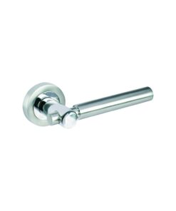 Peveril Round Rose Latch Other Chrome / Satin Chrome Set