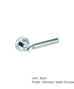 Peveril Round Rose Latch Other Chrome / Satin Chrome Set