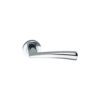 Warkworth Round Lever On Rose Other Satin Chrome Set
